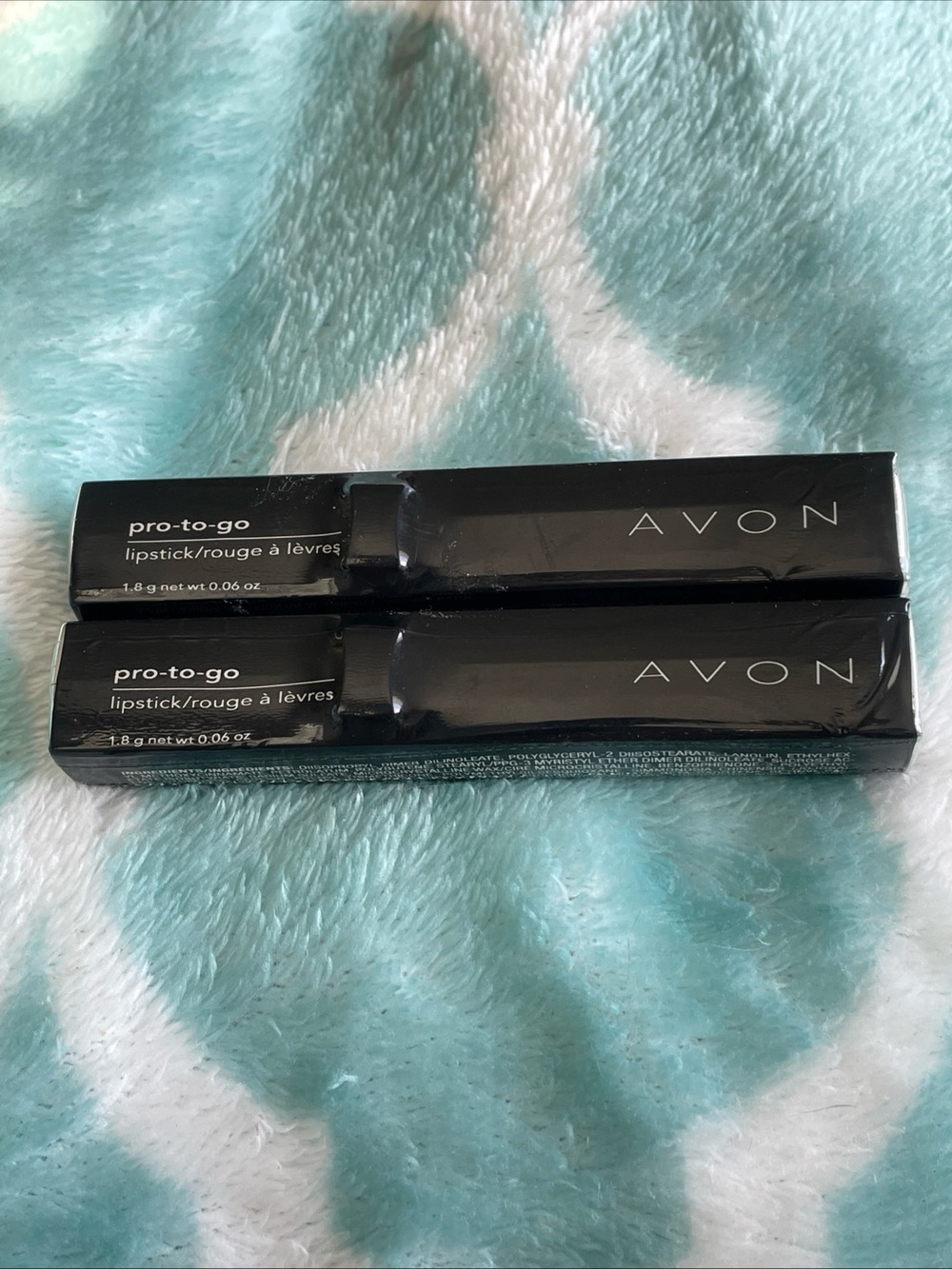 Avon Pro to Go Slide Up-Snap Shut Lipstick NEW bundle of 2 - Natural Glisten